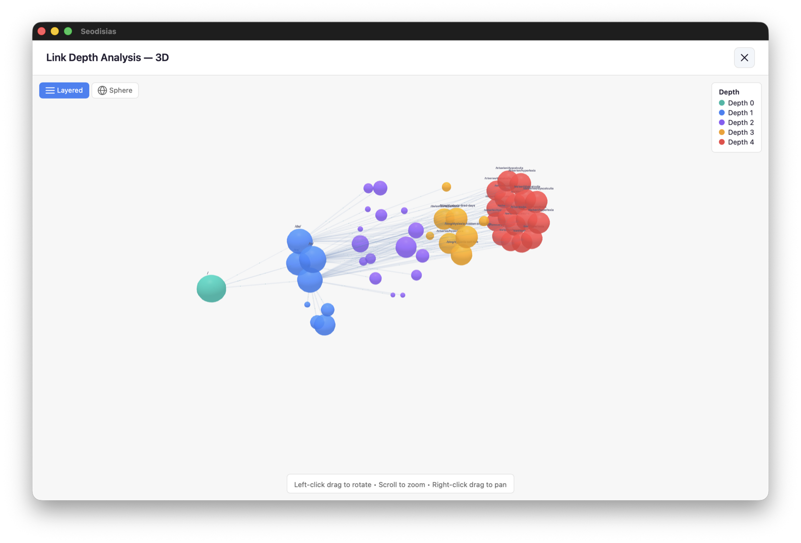 Seodisias desktop SEO crawler app
